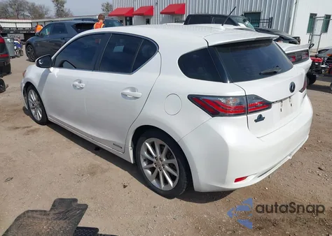 2012 Lexus Ct 200H Premium z USA, uszkodzony, nr VIN JTHKD5BHXC2058024
